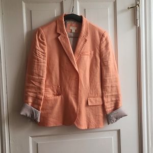 Peach J. Crew Blazer